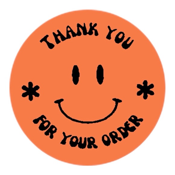 STICKERAFT Other - Custom 100 thank you for your order stickers | packaging supplies NWT